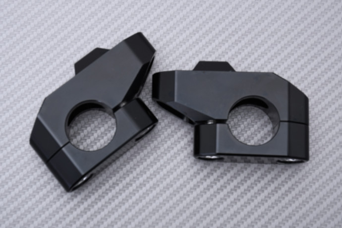 Pair of Universal Risers for 25 mm Handlebars - DESIGN 4 Pair of Universal Risers for 25 mm Handlebars - DESIGN 4