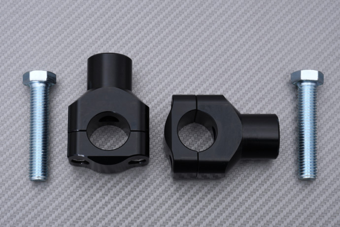 Pair of Universal Risers for 25 mm Handlebars - DESIGN 6 Pair of Universal Risers for 25 mm Handlebars - DESIGN 6