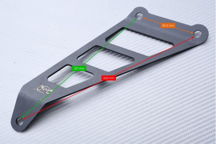 Staffa supporto AVDB per scarico SUZUKI GSR / GSX-S 750 2010 - 2021 Staffa supporto AVDB per scarico SUZUKI GSR / GSX-S 750 2010 - 2021