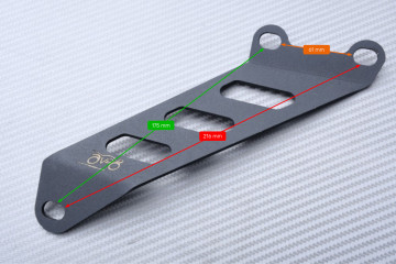 Bracket AVDB for Exhaust Muffler KAWASAKI ZX12R 2002 - 2006 Bracket AVDB for Exhaust Muffler KAWASAKI ZX12R 2002 - 2006