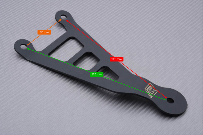 Patte de Fixation en acier AVDB pour échappement BMW S1000R 2017 - 2020 Patte de Fixation en acier AVDB pour échappement BMW S1000R 2017 - 2020