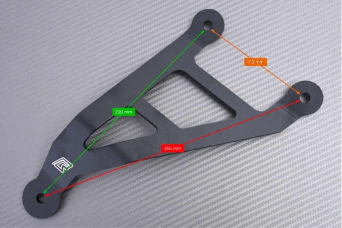 Auspuffhalterung AVDB KAWASAKI Z H2 / SE 2020 - 2023 Auspuffhalterung AVDB KAWASAKI Z H2 / SE 2020 - 2023