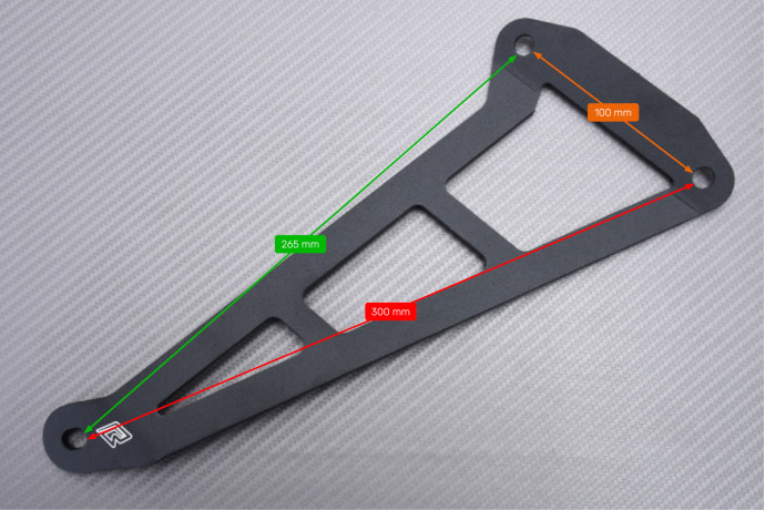 Staffa supporto AVDB per scarico KTM RC 125 / 250 / 390 2017 - 2021 Staffa supporto AVDB per scarico KTM RC 125 / 250 / 390 2017 - 2021