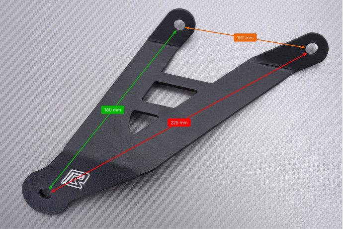 Tirante soporte AVDB para escape DUCATI MONSTER 821 / 1200 2017 - 2021 Tirante soporte AVDB para escape DUCATI MONSTER 821 / 1200 2017 - 2021