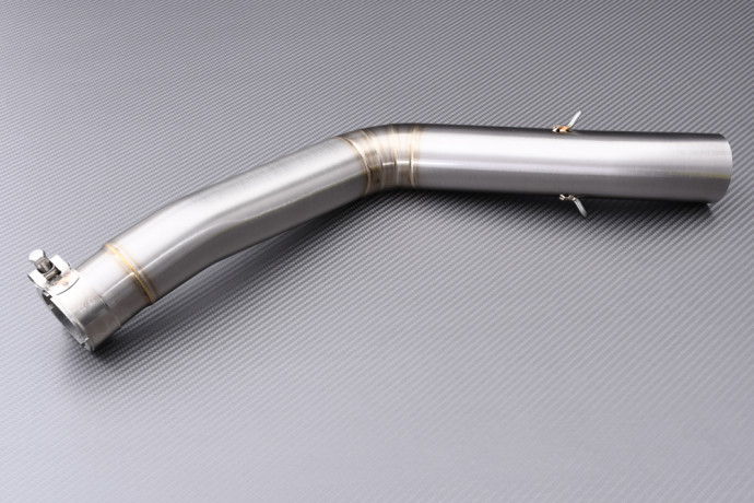Tube intermédiaire / Mid Pipe décatalyseur pour échappement BENELLI LEONCINO 500 / TRAIL 2017 - 2024