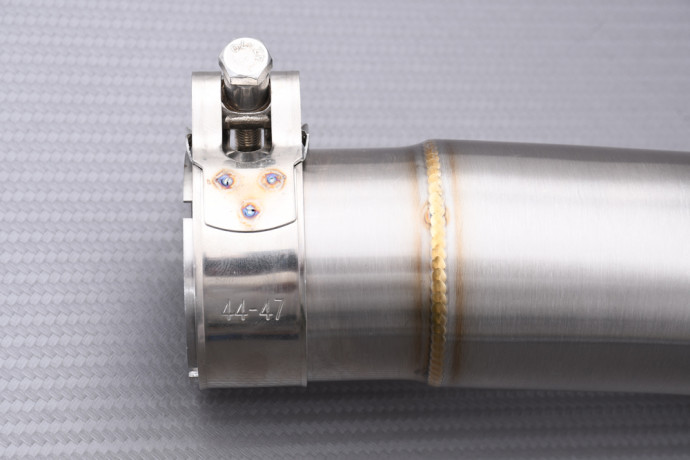 Tube intermédiaire / Mid Pipe décatalyseur pour échappement BENELLI LEONCINO 500 / TRAIL 2017 - 2024