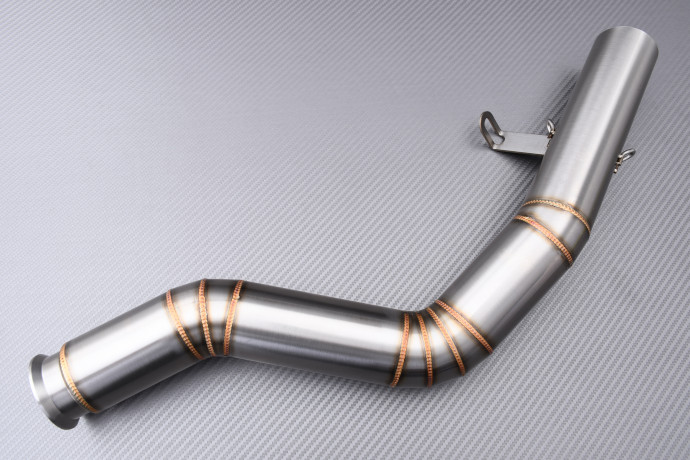 Tube intermédiaire / Mid Pipe décatalyseur pour échappement KTM DUKE 125 / 250 / 390 2017 - 2020 Tube intermédiaire / Mid Pipe décatalyseur pour échappement KTM DUKE 125 / 250 / 390 2017 - 2020