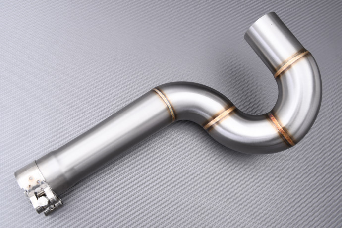 Zwischenrohr / Mittelrohr mit Entkatalysator für Auspuffanlage BENELLI TRK 502 2016 - 2019 Zwischenrohr / Mittelrohr mit Entkatalysator für Auspuffanlage BENELLI TRK 502 2016 - 2019