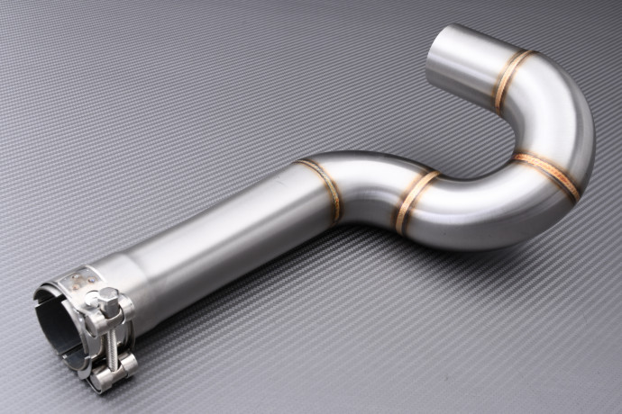 Zwischenrohr / Mittelrohr mit Entkatalysator für Auspuffanlage BENELLI TRK 502 2016 - 2019 Zwischenrohr / Mittelrohr mit Entkatalysator für Auspuffanlage BENELLI TRK 502 2016 - 2019