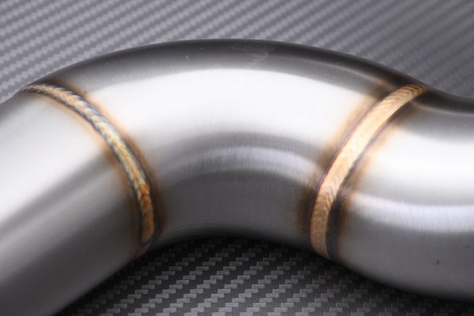 Zwischenrohr / Mittelrohr mit Entkatalysator für Auspuffanlage BENELLI TRK 502 2016 - 2019 Zwischenrohr / Mittelrohr mit Entkatalysator für Auspuffanlage BENELLI TRK 502 2016 - 2019