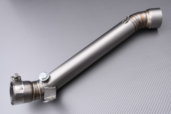 Tube intermédiaire / Mid Pipe décatalyseur pour échappement KAWASAKI ZX10R / RR / SE 2016 - 2020