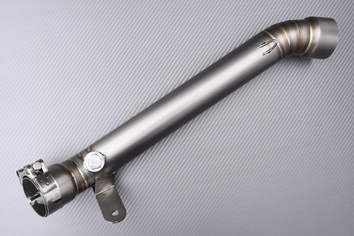 Zwischenrohr / Mittelrohr mit Entkatalysator für Auspuffanlage KAWASAKI ZX10R / RR / SE 2016 - 2020 Zwischenrohr / Mittelrohr mit Entkatalysator für Auspuffanlage KAWASAKI ZX10R / RR / SE 2016 - 2020