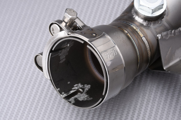 Tube intermédiaire / Mid Pipe décatalyseur pour échappement KAWASAKI ZX10R / RR / SE 2016 - 2020