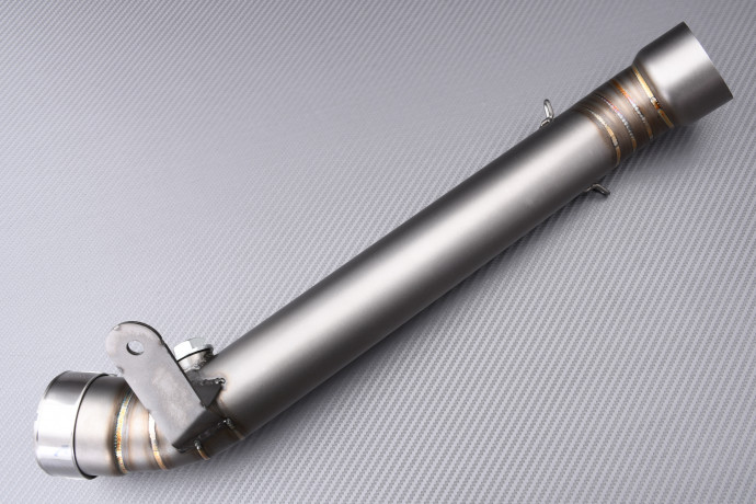 Tube intermédiaire / Mid Pipe décatalyseur pour échappement KAWASAKI ZX10R / RR / SE 2016 - 2020