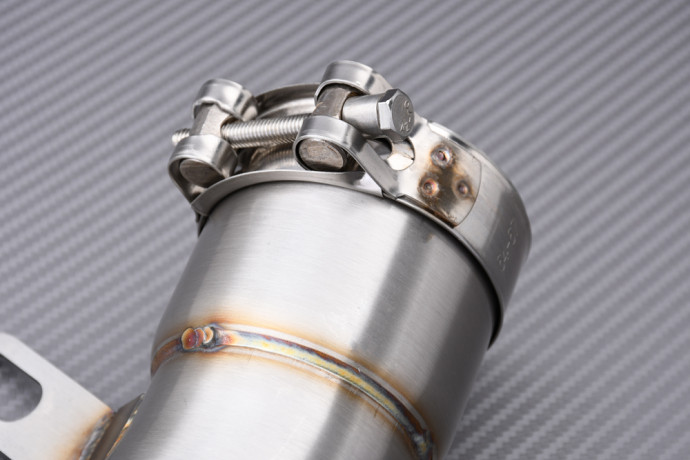 Conexion / Mid Pipe con decatalizador específico para HONDA CB650R / CBR 650 R 2019 - 2023