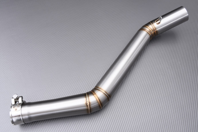 Tube intermédiaire / Mid Pipe pour échappement CFMOTO NK 400 / 650 2017 - 2024 Tube intermédiaire / Mid Pipe pour échappement CFMOTO NK 400 / 650 2017 - 2024