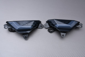 Pareja de intermitentes delanteros LED 2 funciones KAWASAKI ZX6R / NINJA 300 / 400 / 500 / 650 / Z1000SX / ER6F 2012 - 2024