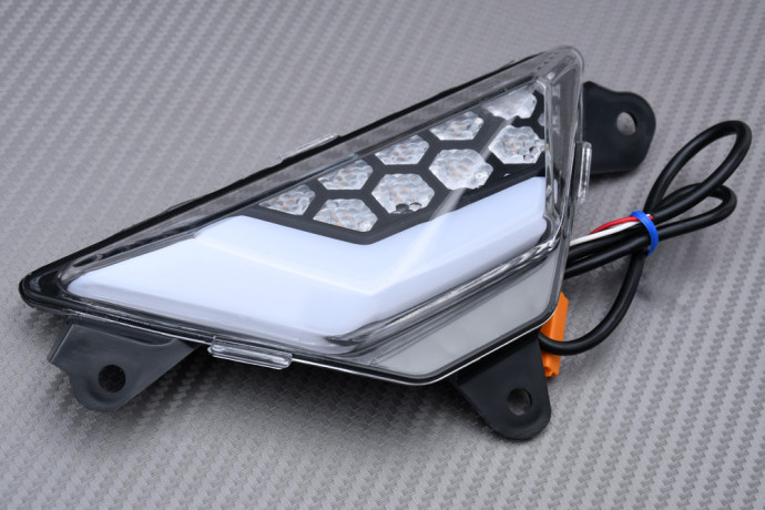 Paire de clignotants avant LED Double Fonction KAWASAKI ZX6R / NINJA 300 / 400 / 500 / 650 / Z1000SX / ER6F 2012 - 2024 Paire de clignotants avant LED Double Fonction KAWASAKI ZX6R / NINJA 300 / 400 / 500 / 650 / Z1000SX / ER6F 2012 - 2024