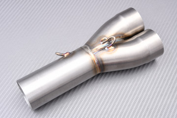 Tube intermédiaire / Mid Pipe INOX de ligne complète AKRAPOVIC C-Y10R9 YAMAHA YZF R1 2007 - 2008