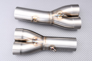 Tube intermédiaire / Mid Pipe INOX de ligne complète AKRAPOVIC C-Y10R9 YAMAHA YZF R1 2007 - 2008