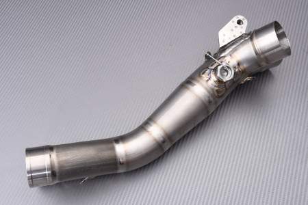 Tube intermédiaire / Mid Pipe TITANE de ligne complète AKRAPOVIC L-Y10E1TL YAMAHA YZF R1 2004 - 2006