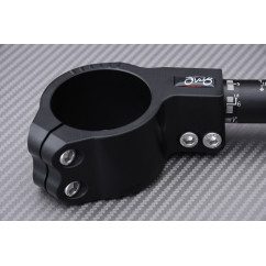 Pair of 37 mm SBK Clip-ons by AVDB tilt adjustable