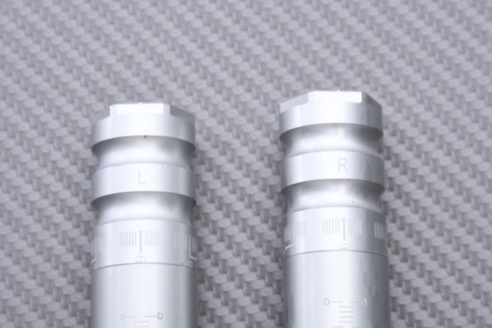 Pair of 55 mm SBK Clip-ons by AVDB tilt adjustable Pair of 55 mm SBK Clip-ons by AVDB tilt adjustable