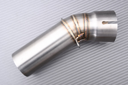 Tube intermédiaire / Mid Pipe TITANE pour échappement KAWASAKI ZX10R / ZX10RR 2021 - 2024