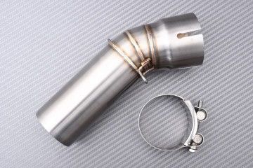 Tube intermédiaire / Mid Pipe TITANE pour échappement KAWASAKI ZX10R 2011 - 2015