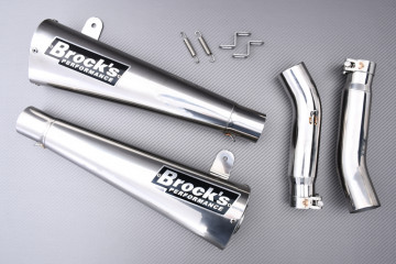 Paire de Silencieux / échappement SUZUKI HAYABUSA GSXR 1300 / 1340 2008 - 2018