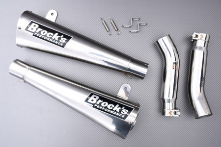 Par de silenciadores / Slip-On SUZUKI HAYABUSA GSXR 1300 / 1340 2008 - 2018