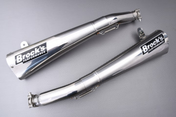 Paire de Silencieux / échappement SUZUKI HAYABUSA GSXR 1300 / 1340 2008 - 2018