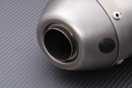 Silencioso / Escape AKRAPOVIC Titanio Derecho Solo con DB KILLER HONDA CRF 450 R / X 2005 - 2008
