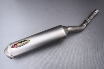Marmitta / scarico AKRAPOVIC Titanio Destro Solo con DB KILLER HONDA CRF 450 R / X 2005 - 2008