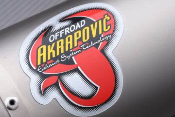 Silencieux / échappement AKRAPOVIC Titane Droit Seul HONDA XR 650 R 2000 - 2009