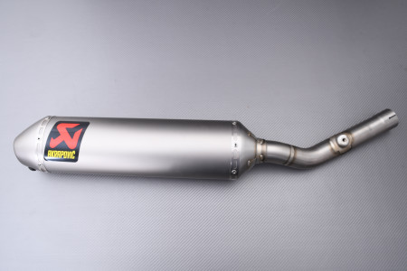 Silencieux / échappement AKRAPOVIC Titane Droit Seul avec SPARK SUZUKI RMZ 250 2010 - 2018