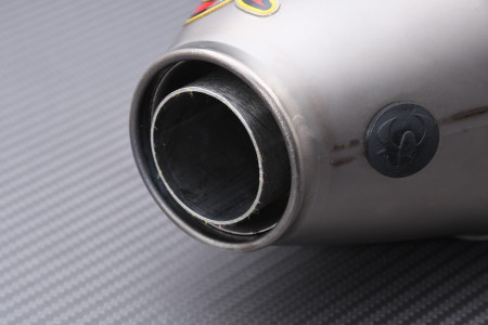 Silencioso / Escape AKRAPOVIC Titanio Derecho Solo con SPARK KAWASAKI KXF 450 / KLX 450 R 2006 - 2015