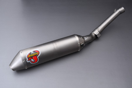 Silencieux / échappement AKRAPOVIC Titane Droit Seul avec SPARK HONDA CRF 450 R / X 2004 - 2011