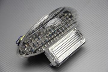 Feu Stop Led Clignotants Intégrés SUZUKI HAYABUSA 1300 / GSXF 600 / 750 1999 - 2007 Feu Stop Led Clignotants Intégrés SUZUKI HAYABUSA 1300 / GSXF 600 / 750 1999 - 2007