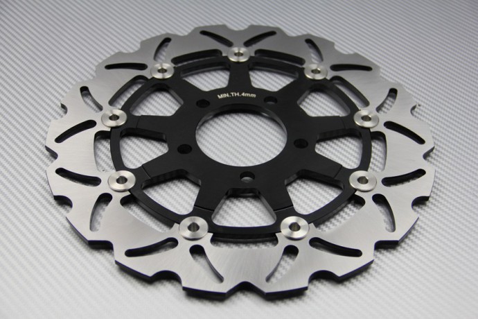Paire de Disques wave 290 mm avant Suzuki GSXF KATANA 600 750 2004 / 2006 SV 650 S N 2003 / 2009