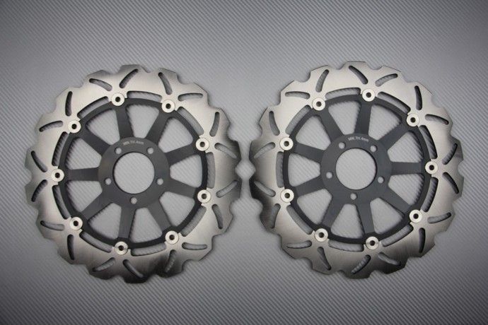 Paire de Disques Wave 320 mm Avant Nombreuses KAWASAKI Paire de Disques Wave 320 mm Avant Nombreuses KAWASAKI