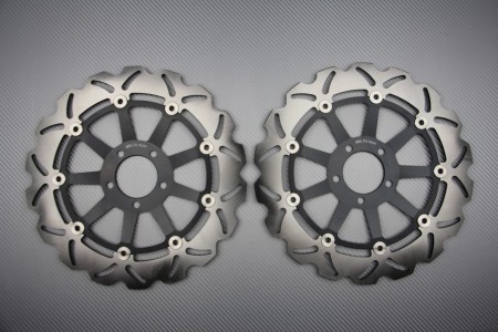 Paire de Disques Wave 320 mm Avant Nombreuses KAWASAKI