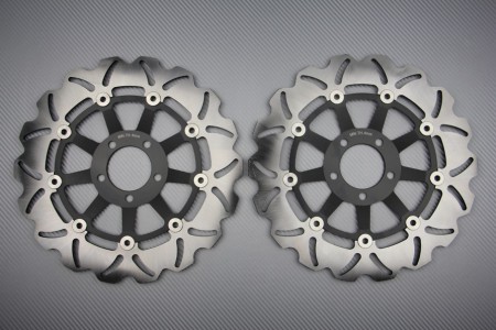 Pair of front Wave brake discs 310 mm many KAWASAKI before 2000