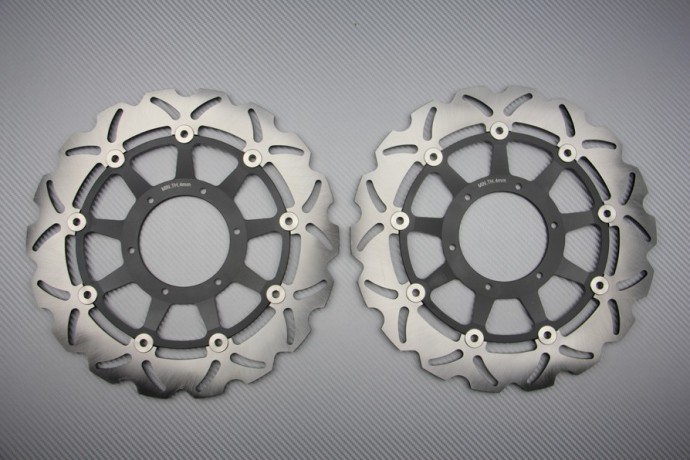 Pair of front Wave brake discs 320 mm Honda CBR 1000RR 2006-2007, VTR SP1 SP2 / VTR1000R RC51 Pair of front Wave brake discs 320 mm Honda CBR 1000RR 2006-2007, VTR SP1 SP2 / VTR1000R RC51
