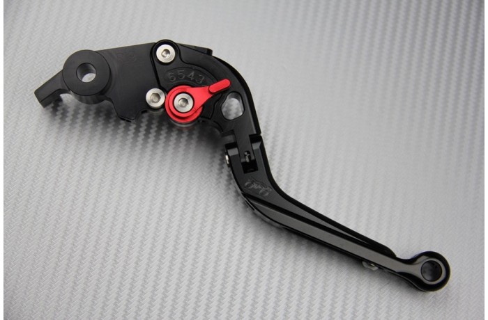 Schwarz + roter Versteller