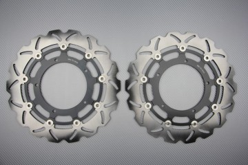 Par de discos de freno wave delantero 320 mm YAMAHA YZF R1 / R6 / MT10 / FZ1 / FAZER 1000 / VMAX 1700 2004 - 2022