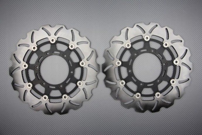 Pair of front Wave brake discs 310 mm SUZUKI GSXR 600 750 K8 L6 GSXR 1000 K9 L5 Pair of front Wave brake discs 310 mm SUZUKI GSXR 600 750 K8 L6 GSXR 1000 K9 L5