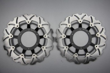 Paire de Disques wave 296 mm avant Honda Hornet 600 / ABS 2007 / 2014 CBR600 F / ABS 11 / 13