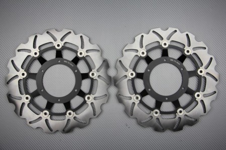 Paire de Disques wave 296 mm avant Honda Hornet 600 / ABS 2007 / 2014 CBR600 F / ABS 11 / 13