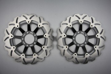 Coppia dischi freno wave / margherita  SUZUKI GSXR 750 1985 / 1987